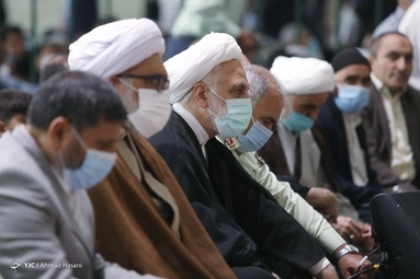 اقامه نماز عید سعید فطر - حرم مطهر رضوی