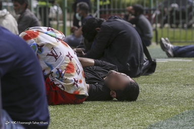 جمع آوری معتادان متجاهر محله شوش