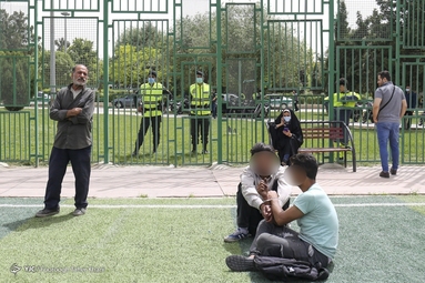 جمع آوری معتادان متجاهر محله شوش
