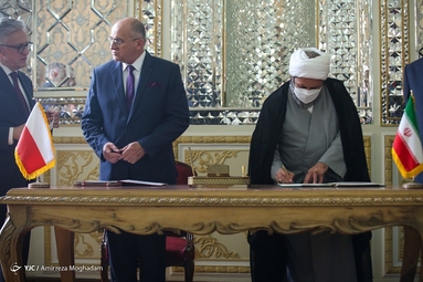 دیدار وزیر امور خارجه ایران و لهستان
