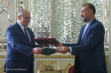دیدار وزیر امور خارجه ایران و لهستان