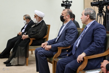 دیدار رئیس‌جمهور سوریه با رهبر معظم انقلاب