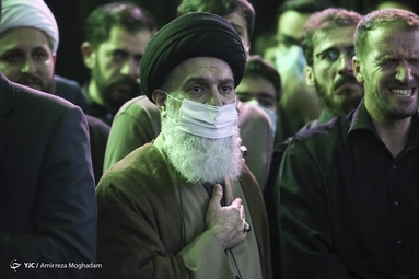 مراسم وداع با پیکر آیت‌الله فاطمی‌نیا