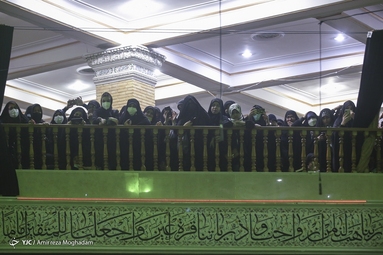 مراسم وداع با پیکر آیت‌الله فاطمی‌نیا