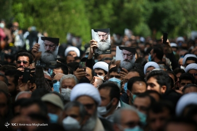 مراسم تشییع پیکر استاد اخلاق آیت الله فاطمی نیا - دانشگاه تهران