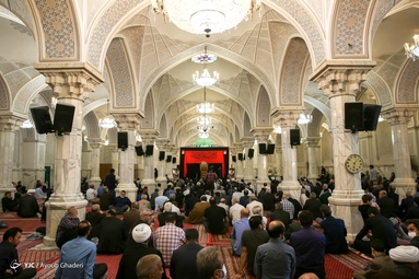 مراسم ترحیم آیت الله فاطمی نیا