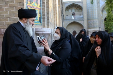 مراسم ترحیم آیت الله فاطمی نیا