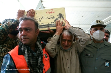 استقبال از پیکر شهید 