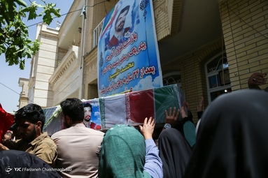 استقبال از پیکر شهید 