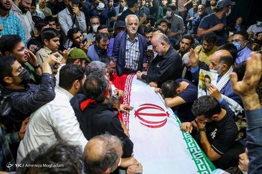 مراسم وداع با پیکر مطهر سردار شهید مدافع حرم «صیاد خدایی» -  معراج الشهدا