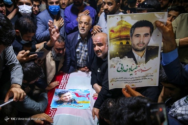 مراسم وداع با پیکر مطهر سردار شهید مدافع حرم «صیاد خدایی» -  معراج الشهدا