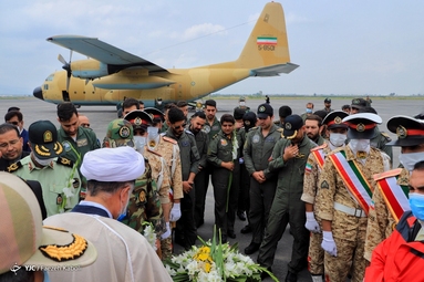 تشییع پیکر شهید خلبان 
