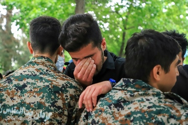 تشییع پیکر شهید خلبان  محمد جواد بای  - شهرستان رامیان