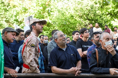 تشییع پیکرهای مطهر سه شهید دفاع مقدس - اصفهان