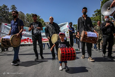 تشییع شهید «احسان قدبیگی» شهید صنعت دفاعی - اراک