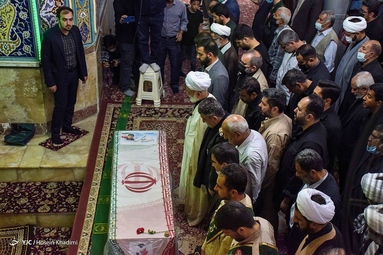 تشییع شهید «احسان قدبیگی» شهید صنعت دفاعی - اراک