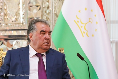 دیدار امامعلی رحمان رئیس جمهور تاجیکستان با محمد باقر قالیباف