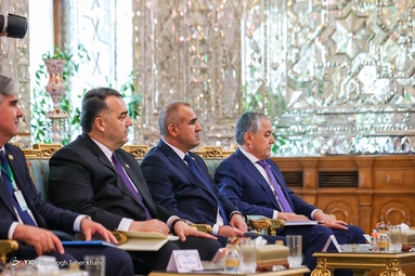 دیدار امامعلی رحمان رئیس جمهور تاجیکستان با محمد باقر قالیباف