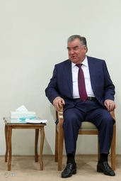 دیدار رهبر انقلاب با رئیس‌جمهور تاجیکستان