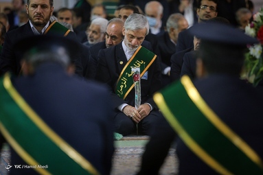 آیین خطبه‌خوانی خادمان به مناسبت میلاد حضرت معصومه(س)