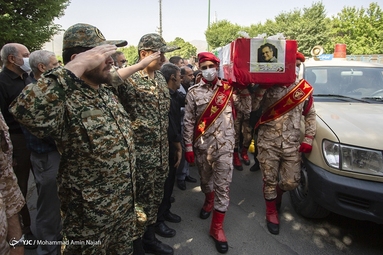 تشییع پیکر پاسدار شهید حاج محسن سرابی - همدان