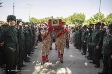 تشییع پیکر پاسدار شهید حاج محسن سرابی - همدان