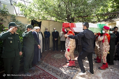 تشییع پیکر پاسدار شهید حاج محسن سرابی - همدان