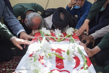 تشییع پیکر پاسدار شهید حاج محسن سرابی - همدان