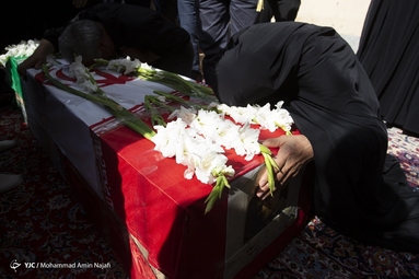 تشییع پیکر پاسدار شهید حاج محسن سرابی - همدان