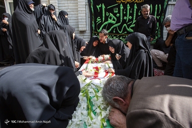 تشییع پیکر پاسدار شهید حاج محسن سرابی - همدان