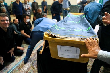 تشییع پیکر هنرمند پیشکسوت مرحوم مهدی صباغی - مشهد