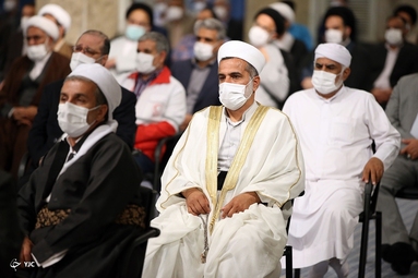 دیدار کارگزاران حج و زیارت با رهبر معظم انقلاب