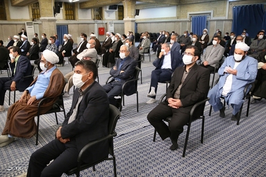 دیدار کارگزاران حج و زیارت با رهبر معظم انقلاب