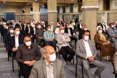 دیدار کارگزاران حج و زیارت با رهبر معظم انقلاب