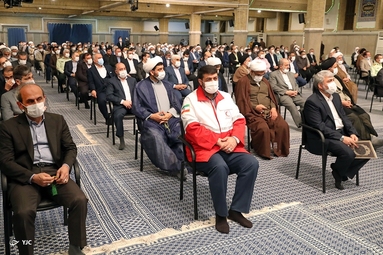 دیدار کارگزاران حج و زیارت با رهبر معظم انقلاب
