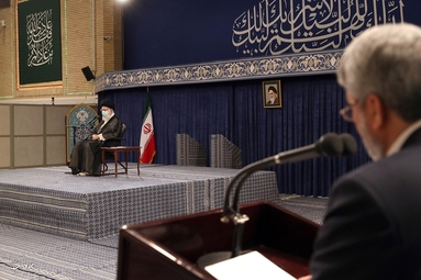 دیدار کارگزاران حج و زیارت با رهبر معظم انقلاب
