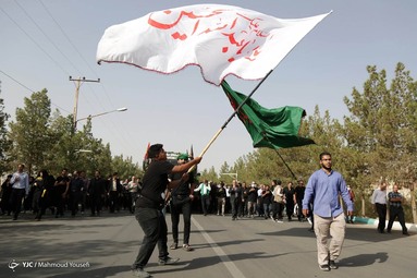 تشییع پیکر جان باختگان قطار مسافری مشهد - یزد