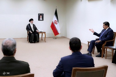 دیدار رئیس جمهور با ونزوئلا با رهبر معظم انقلاب