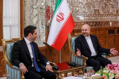 دیدار روسای مجلس ایران و ارمنستان