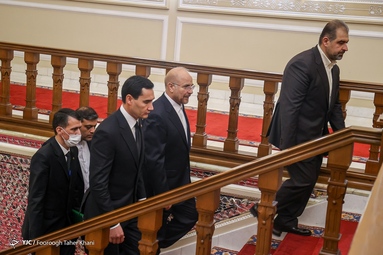 دیدار رئیس جمهور ترکمنستان با قالیباف