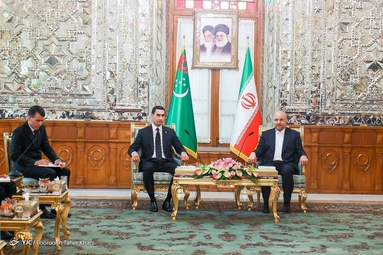 دیدار رئیس جمهور ترکمنستان با قالیباف