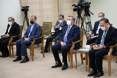 دیدار رئیس‌جمهور قزاقستان با رهبر معظم انقلاب