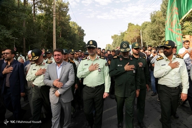 تشییع پیکر شهید «جواد زارعی» - یزد