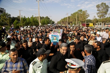 تشییع پیکر شهید «جواد زارعی» - یزد