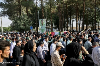 تشییع پیکر شهید «جواد زارعی» - یزد