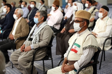 دیدار دست‌اندرکاران کنگره شهدای جامعه عشایری کشور با رهبر معظم انقلاب