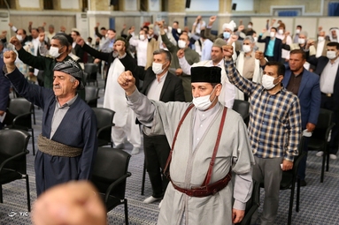 دیدار دست‌اندرکاران کنگره شهدای جامعه عشایری کشور با رهبر معظم انقلاب