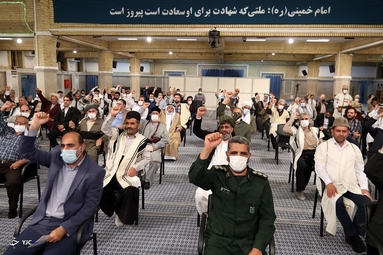 دیدار دست‌اندرکاران کنگره شهدای جامعه عشایری کشور با رهبر معظم انقلاب