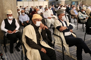 دیدار دست‌اندرکاران کنگره شهدای جامعه عشایری کشور با رهبر معظم انقلاب
