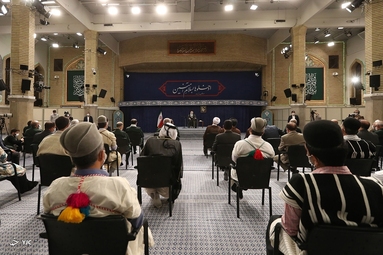 دیدار دست‌اندرکاران کنگره شهدای جامعه عشایری کشور با رهبر معظم انقلاب